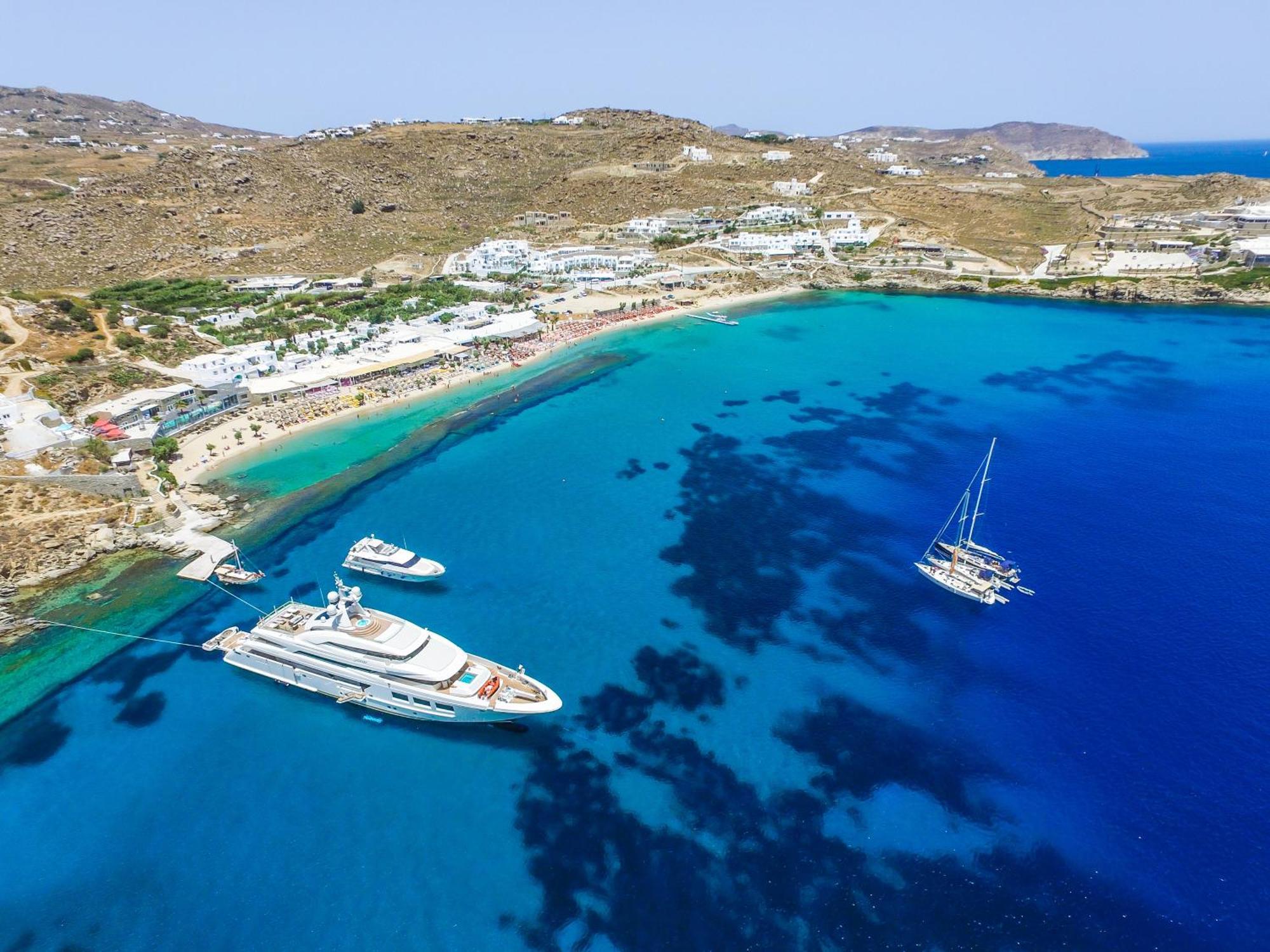 Paradise Beach Camping Platys Gialos  Eksteriør bilde