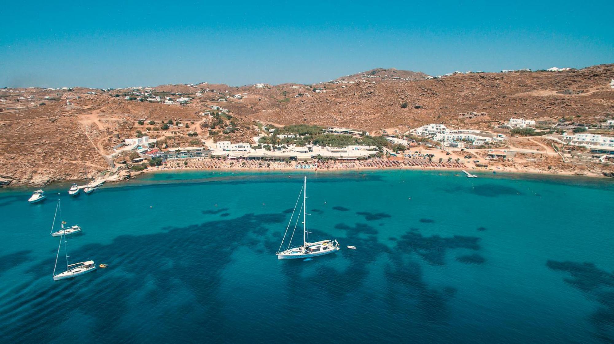 Paradise Beach Camping Platys Gialos  Eksteriør bilde