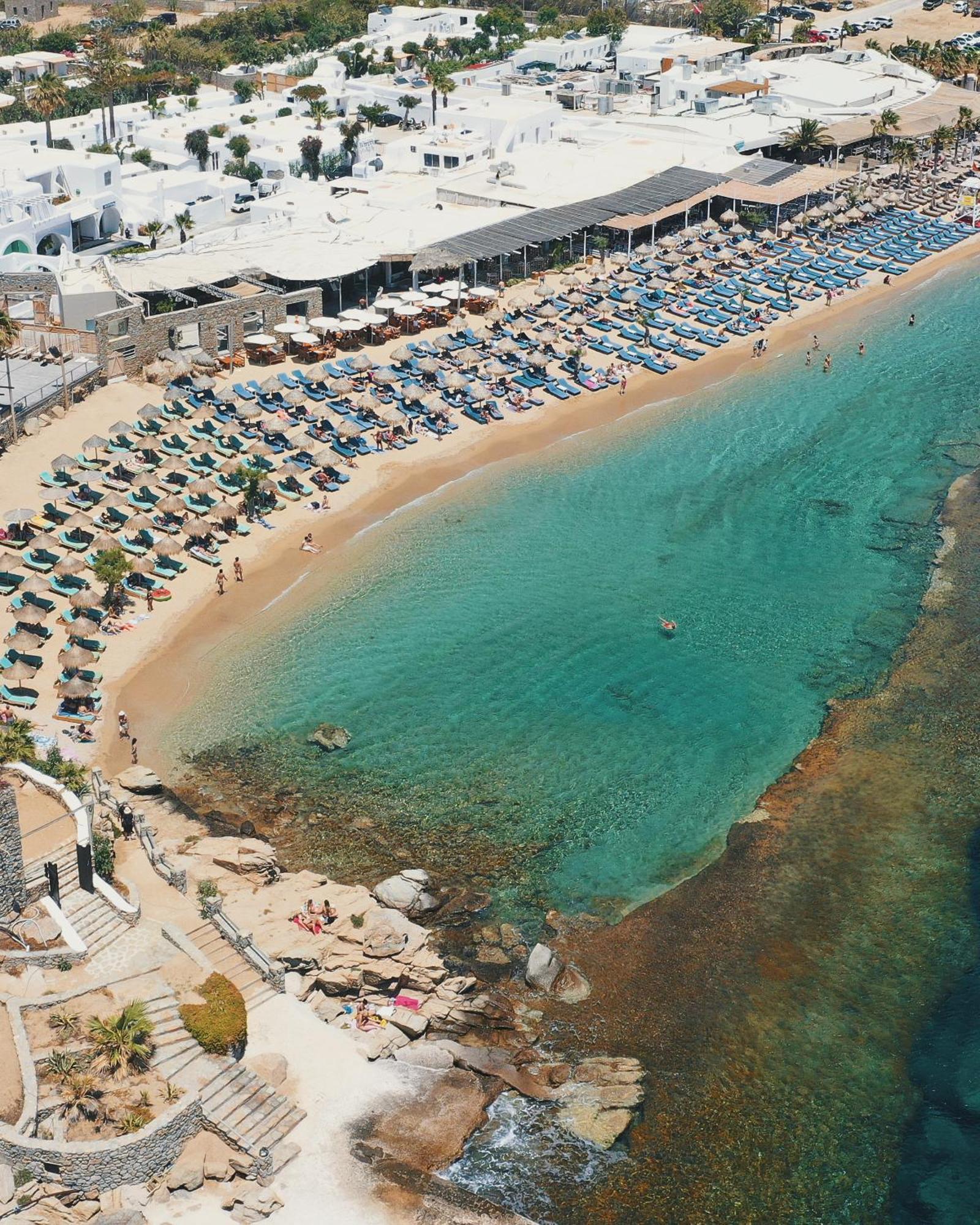 Paradise Beach Camping Platys Gialos  Eksteriør bilde