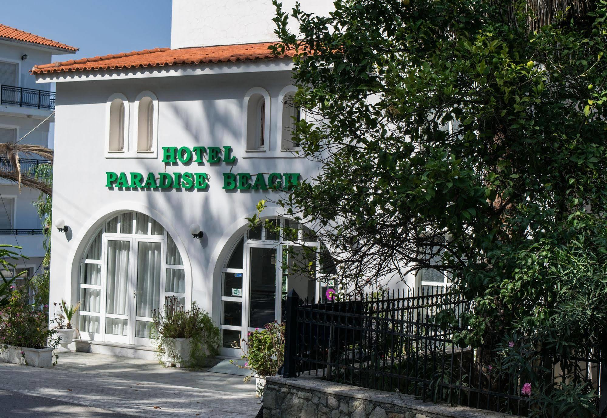 Paradise Beach Camping Platys Gialos  Eksteriør bilde